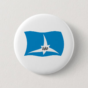Macaron Rond 5 Cm Bouton du drapeau d'Ido