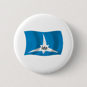 Macaron Rond 5 Cm Bouton du drapeau d'Ido