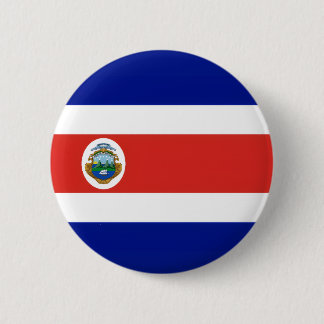 Macaron Rond 5 Cm Bouton du drapeau du Costa Rica