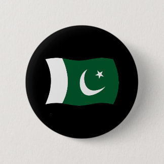 Macaron Rond 5 Cm Bouton du drapeau du Pakistan