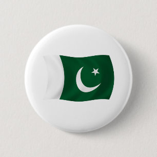 Macaron Rond 5 Cm Bouton du drapeau du Pakistan