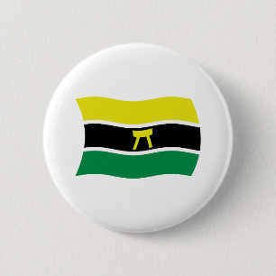 Macaron Rond 5 Cm Bouton du drapeau du peuple Ashanti