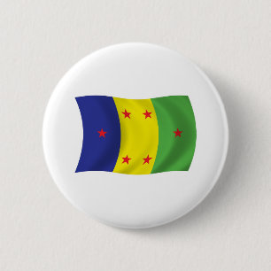 Macaron Rond 5 Cm Bouton du drapeau du peuple Ogoni