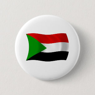Macaron Rond 5 Cm Bouton du drapeau du Soudan