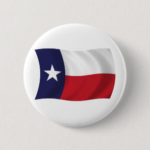 Macaron Rond 5 Cm Bouton du drapeau du Texas