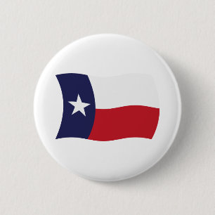 Macaron Rond 5 Cm Bouton du drapeau du Texas