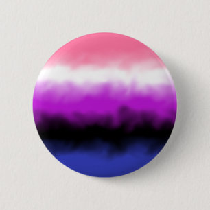Macaron Rond 5 Cm Bouton du drapeau genderfluid