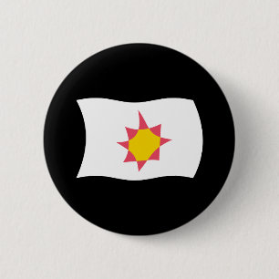 Macaron Rond 5 Cm Bouton du drapeau novial