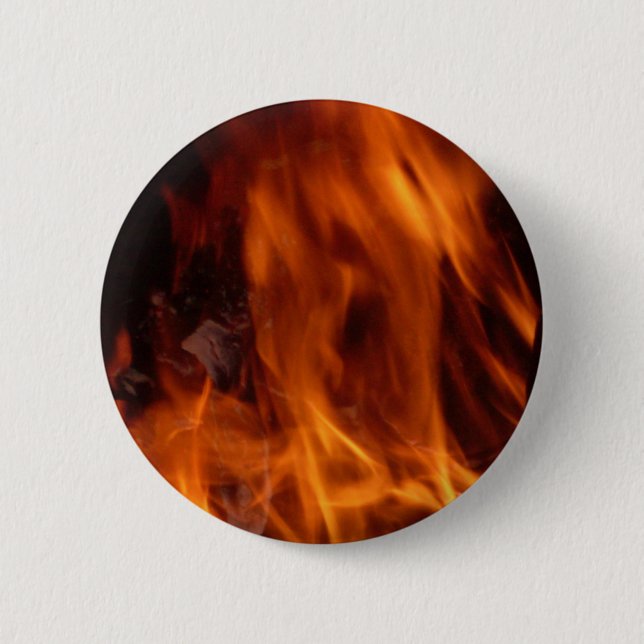 Macaron Rond 5 Cm Bouton du feu (Devant)