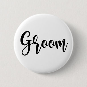 Macaron Rond 5 Cm Bouton du marié