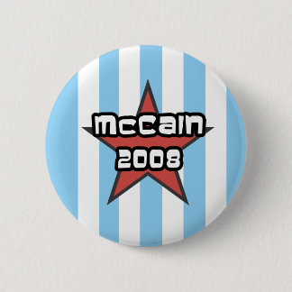 Macaron Rond 5 Cm bouton du mccain 2008