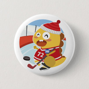 Macaron Rond 5 Cm Bouton du Michigan VIPKID