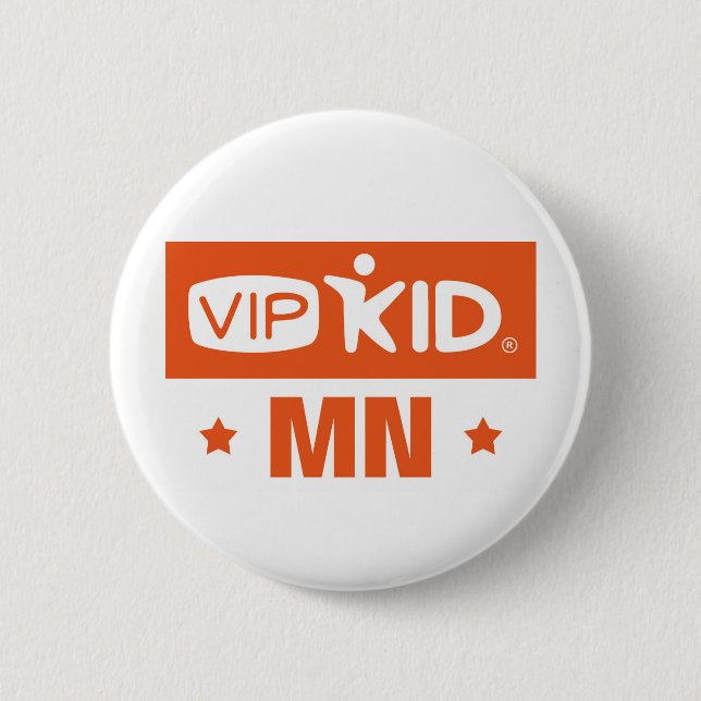 Macaron Rond 5 Cm Bouton du Minnesota VIPKID (Devant)