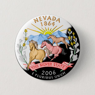 Macaron Rond 5 Cm Bouton du Nevada