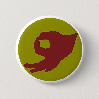 Macaron Rond 5 Cm Bouton du numéro 2 de jeu de main de cercle