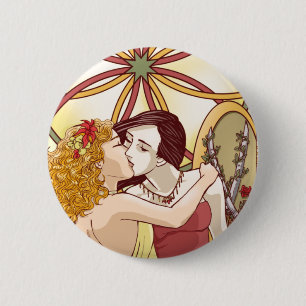 Macaron Rond 5 Cm Bouton du paradis d'une autre fille