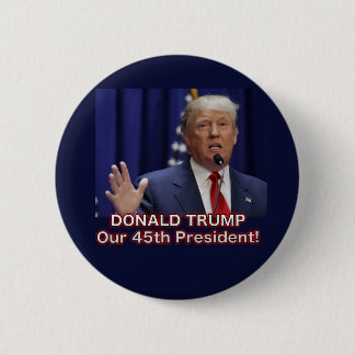 Macaron Rond 5 Cm Bouton du Président Donald Trump
