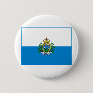 Macaron Rond 5 Cm Bouton du Saint-Marin