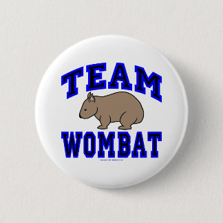Macaron Rond 5 Cm Bouton du wombat IV d'équipe