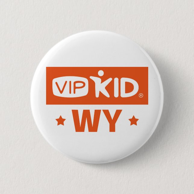 Macaron Rond 5 Cm Bouton du Wyoming VIPKID (Devant)