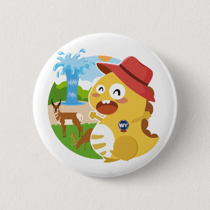Macaron Rond 5 Cm Bouton du Wyoming VIPKID
