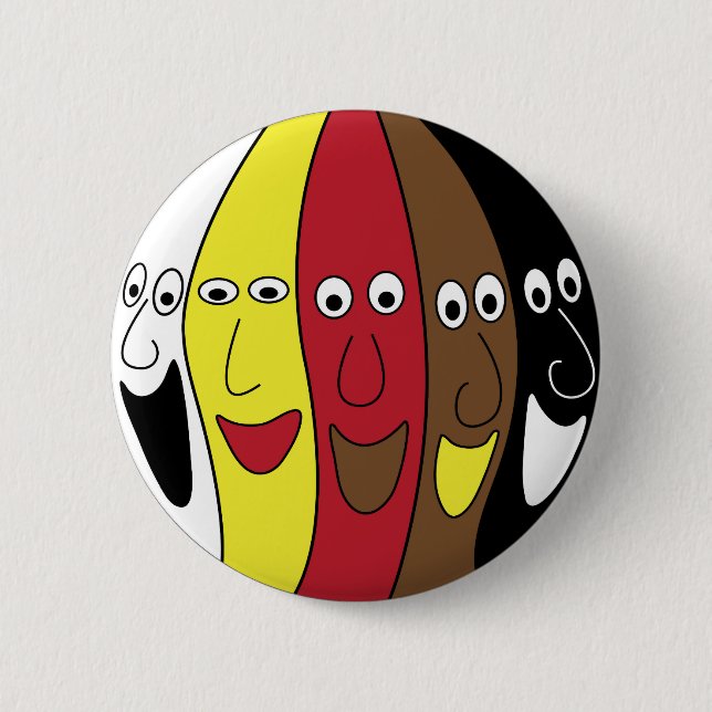 Macaron Rond 5 Cm Bouton d'unité (Devant)