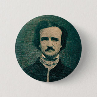 Macaron Rond 5 Cm Bouton Edgar Allan Poe