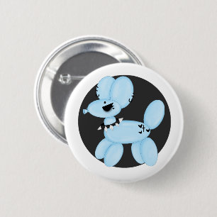 Macaron Rond 5 Cm Bouton Edgy Balloon Chien Pin