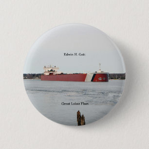Macaron Rond 5 Cm Bouton Edwin H. Gott