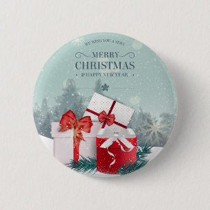 Macaron Rond 5 Cm Bouton élégant de Pin des vacances de cadeaux de