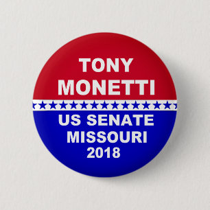Macaron Rond 5 Cm Bouton élégant du Missouri 2018 de sénat de