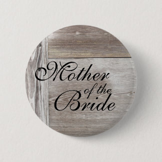 Macaron Rond 5 Cm Bouton en bois de mariage de grange