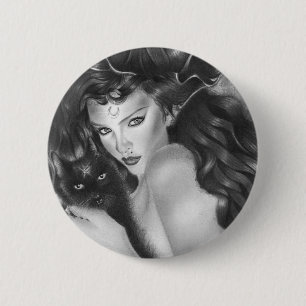 Macaron Rond 5 Cm Bouton enchanté