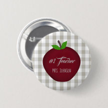 Bouton enseignant personnalisé n° 1