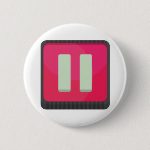 Macaron Rond 5 Cm Bouton et épingle de pause : Sentimental