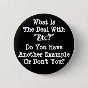 Macaron Rond 5 Cm Bouton "etc."