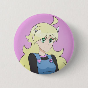 Macaron Rond 5 Cm Bouton Eva Lightheart l'humanoïde draconique
