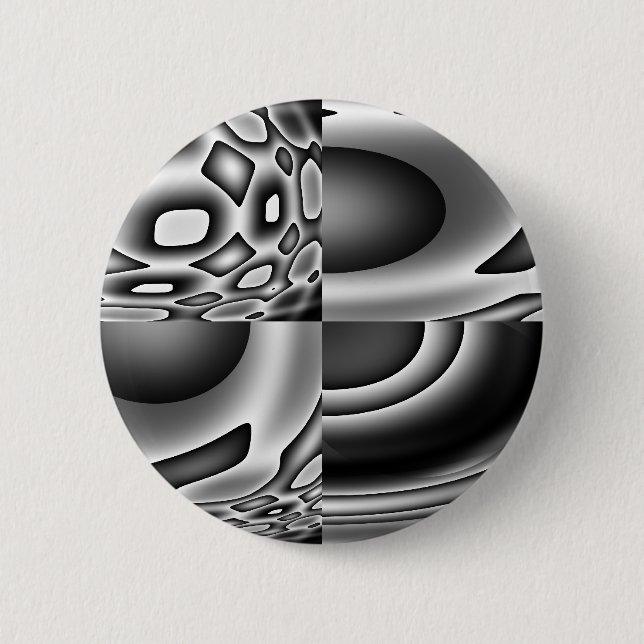 Macaron Rond 5 Cm Bouton face au mal (Devant)