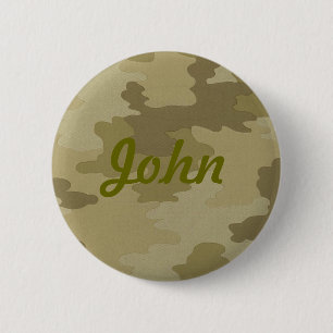 Macaron Rond 5 Cm Bouton fait sur commande de camouflage