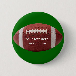 Macaron Rond 5 Cm Bouton FAIT SUR COMMANDE du football