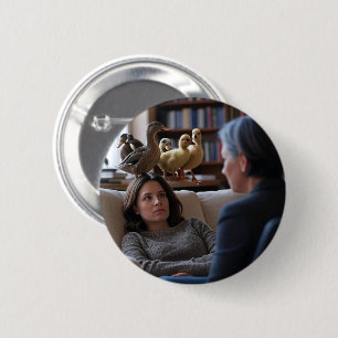 Macaron Rond 5 Cm Bouton Fascination pour les canards