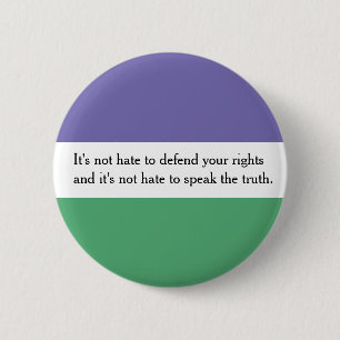 Macaron Rond 5 Cm Bouton féministe avec citation de Magdalen Berns