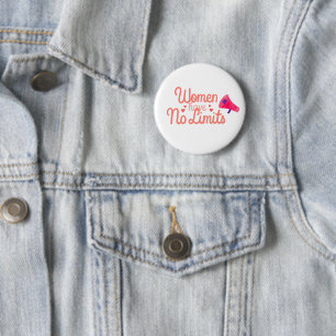 Macaron Rond 5 Cm Bouton Femmes N'ont Pas de Limites