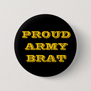 Macaron Rond 5 Cm Bouton Fière Brat de l'armée