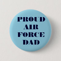 Bouton Fière de l'armée de l'air papa
