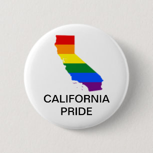 MACARON ROND 5 CM BOUTON FIERTÉ LGBTQ CALIFORNIA