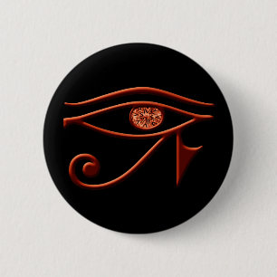 Macaron Rond 5 Cm Bouton Fiery Oeil De Horus
