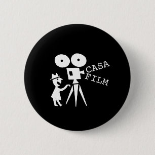 Macaron Rond 5 Cm Bouton Film