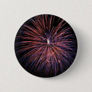 Macaron Rond 5 Cm Bouton Fireworks