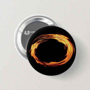 Macaron Rond 5 Cm Bouton FLAMES
